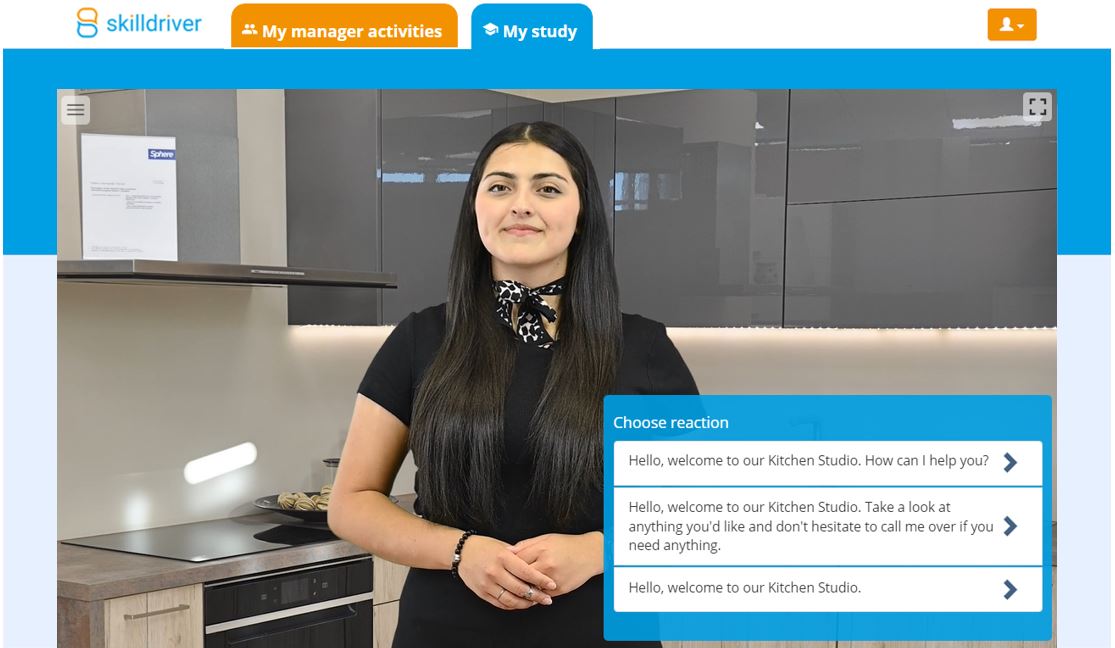Digital role-play simulation
